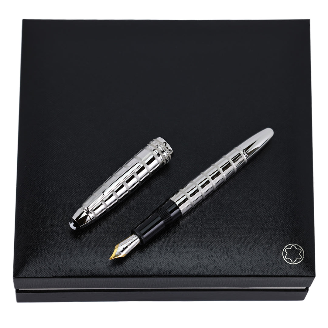 Montblanc Meisterstück Solitaire Platinum Facet Fountain Pen