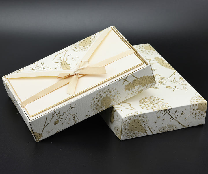 Dandelion Folded cards and Envelopes 4,13”x 6,30” (10ct.) | Rossi 1931 Italian Stationery
