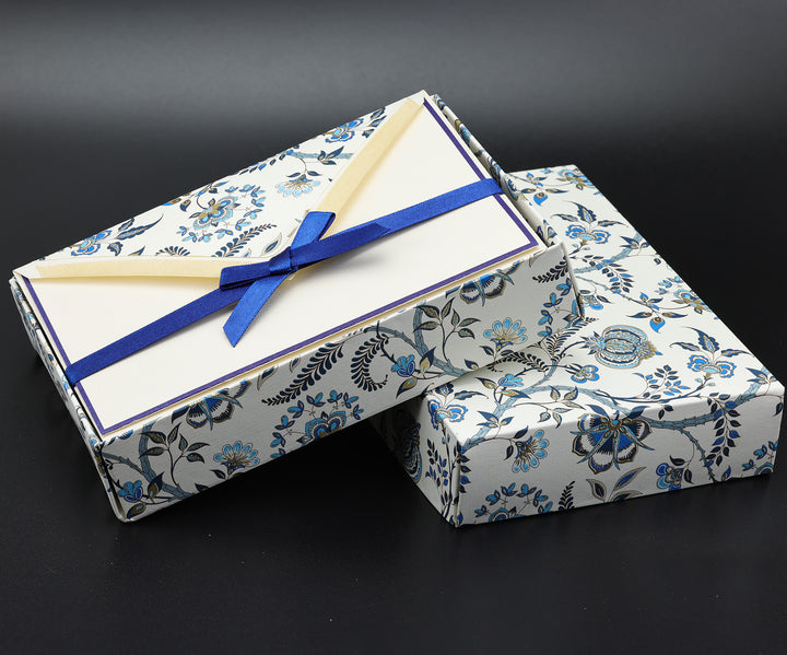 Blue Poppy Folded Cards 4.30”x 6.30” (10ct.) | Rossi 1931 Italian Stationery