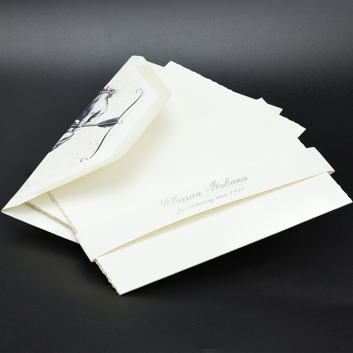 Writing Folded cards and Envelopes 4,5”x 6,7” (10ct.)  | Rossi 1931 Italian Stationery