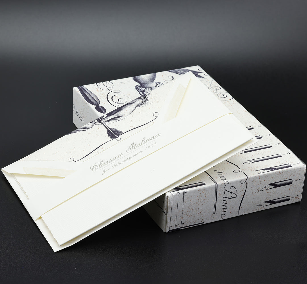 Writing Folded cards and Envelopes 4,5”x 6,7” (10ct.)  | Rossi 1931 Italian Stationery