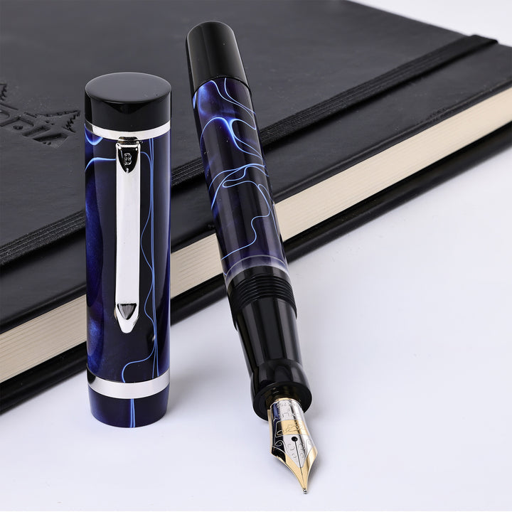Bexley Deep Blue Swirl Foutain Pen