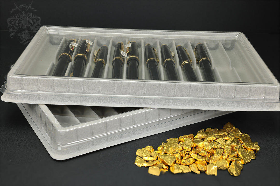 Pen Tray with soft fiber coating 12 Pen