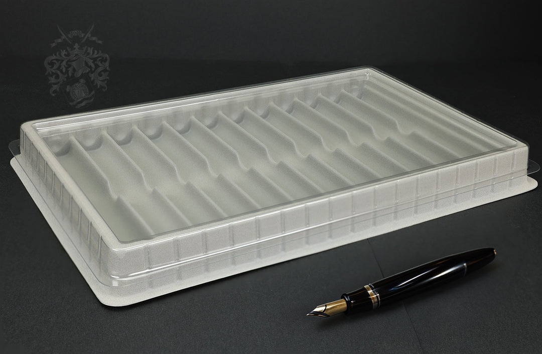 Pen Tray with soft fiber coating 12 Pen