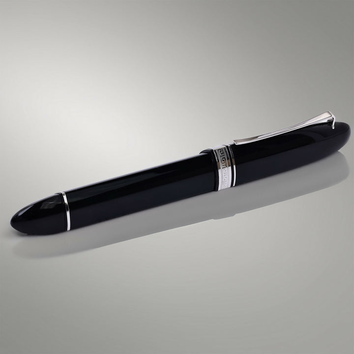 Omas 360 Black and Silver Fountain Pen