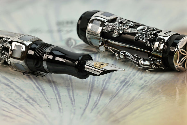 Montegrappa Limited Edition Aphrodite Fountain Pen in Sterling Silver