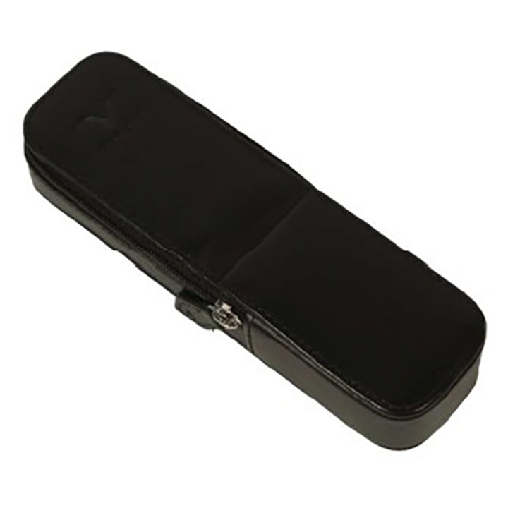 Visconti Black Leather 2 Pen Pouch