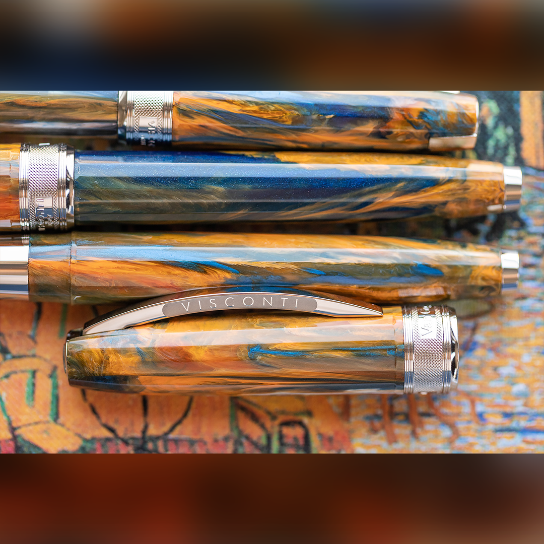 Visconti Van Gogh Café Terrace at Night - Ballpoint
