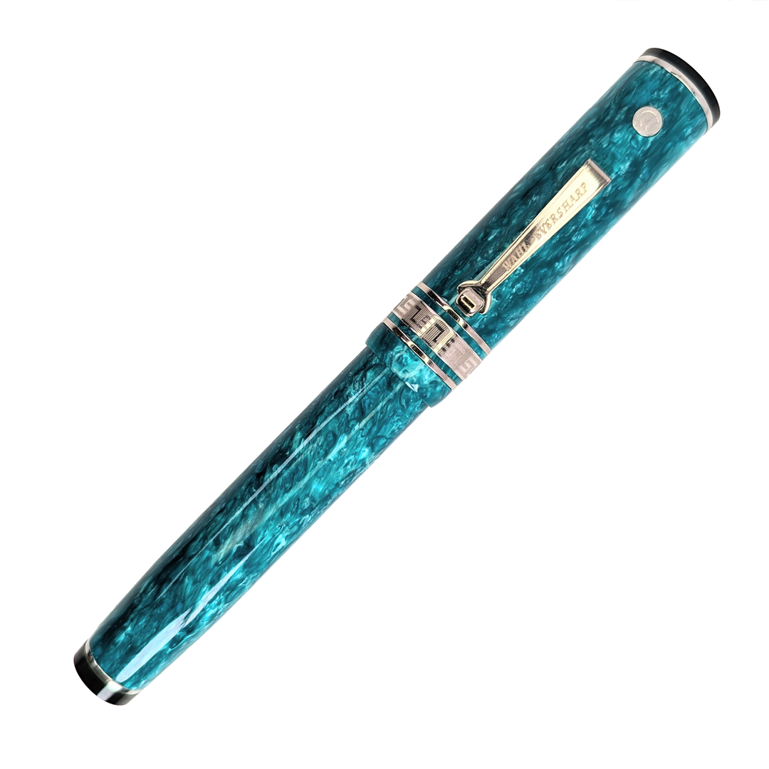 Wahl-Eversharp Decoband Jade Fountain Pen Flexible Nib