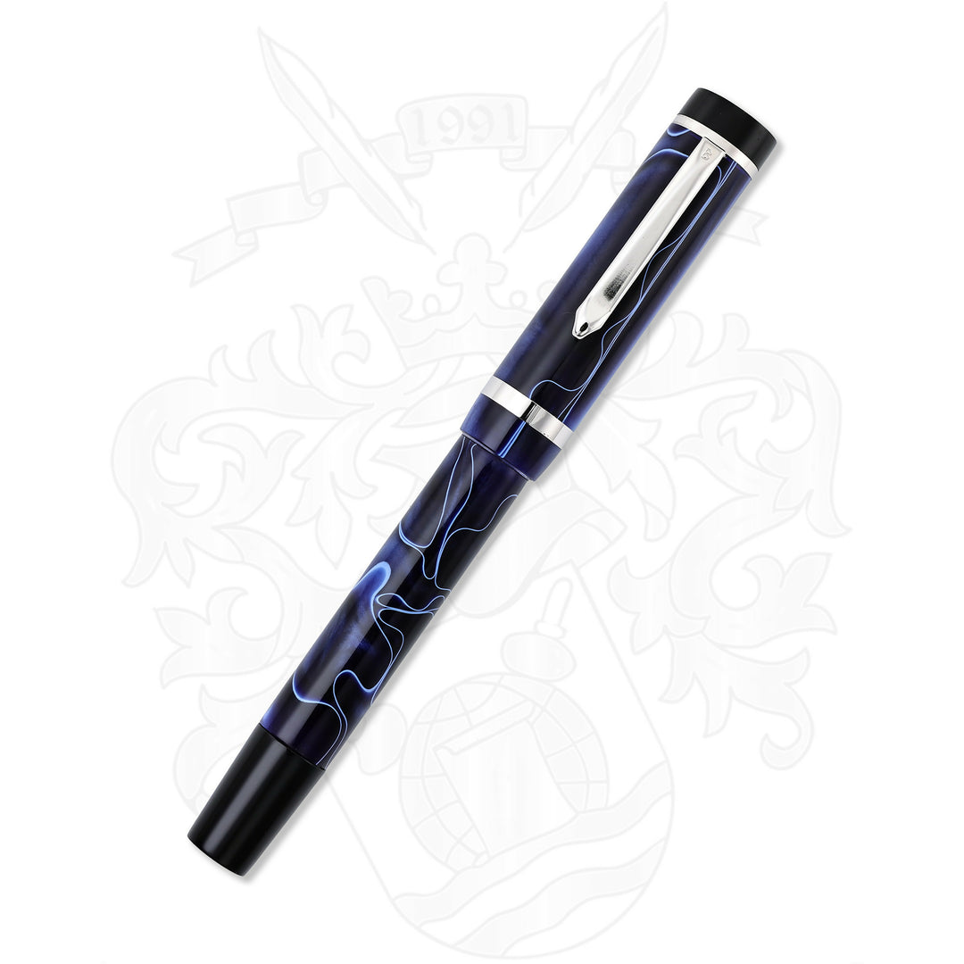 Bexley Deep Blue Swirl Foutain Pen