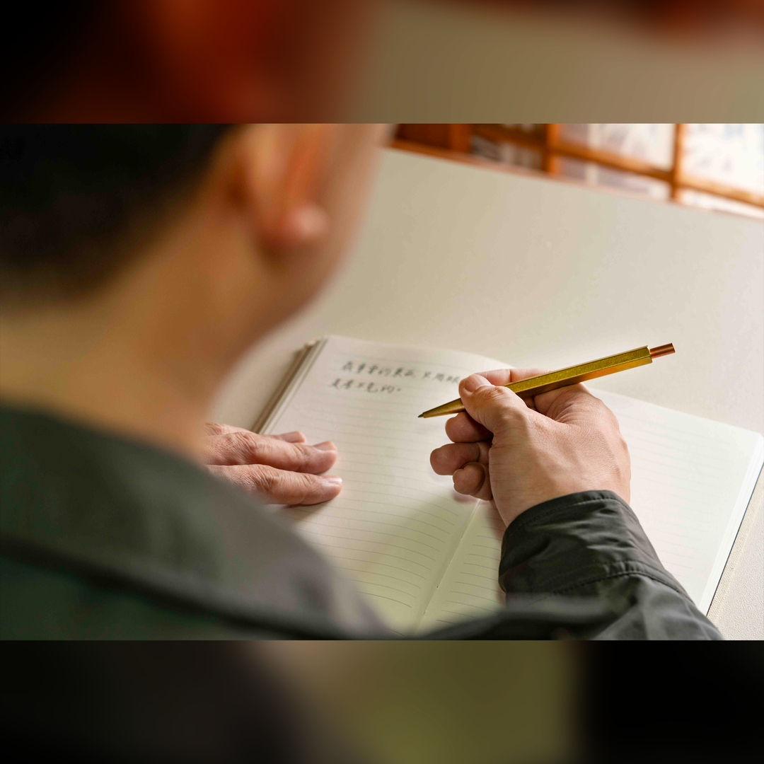 YStudio Classic Revolve 0.7mm Mechanical Pencil Lite - Brass