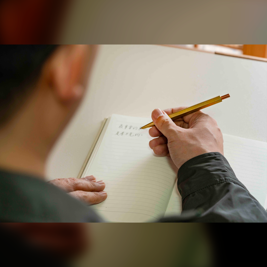 YStudio Classic Revolve 0.7mm Mechanical Pencil Lite - Brass