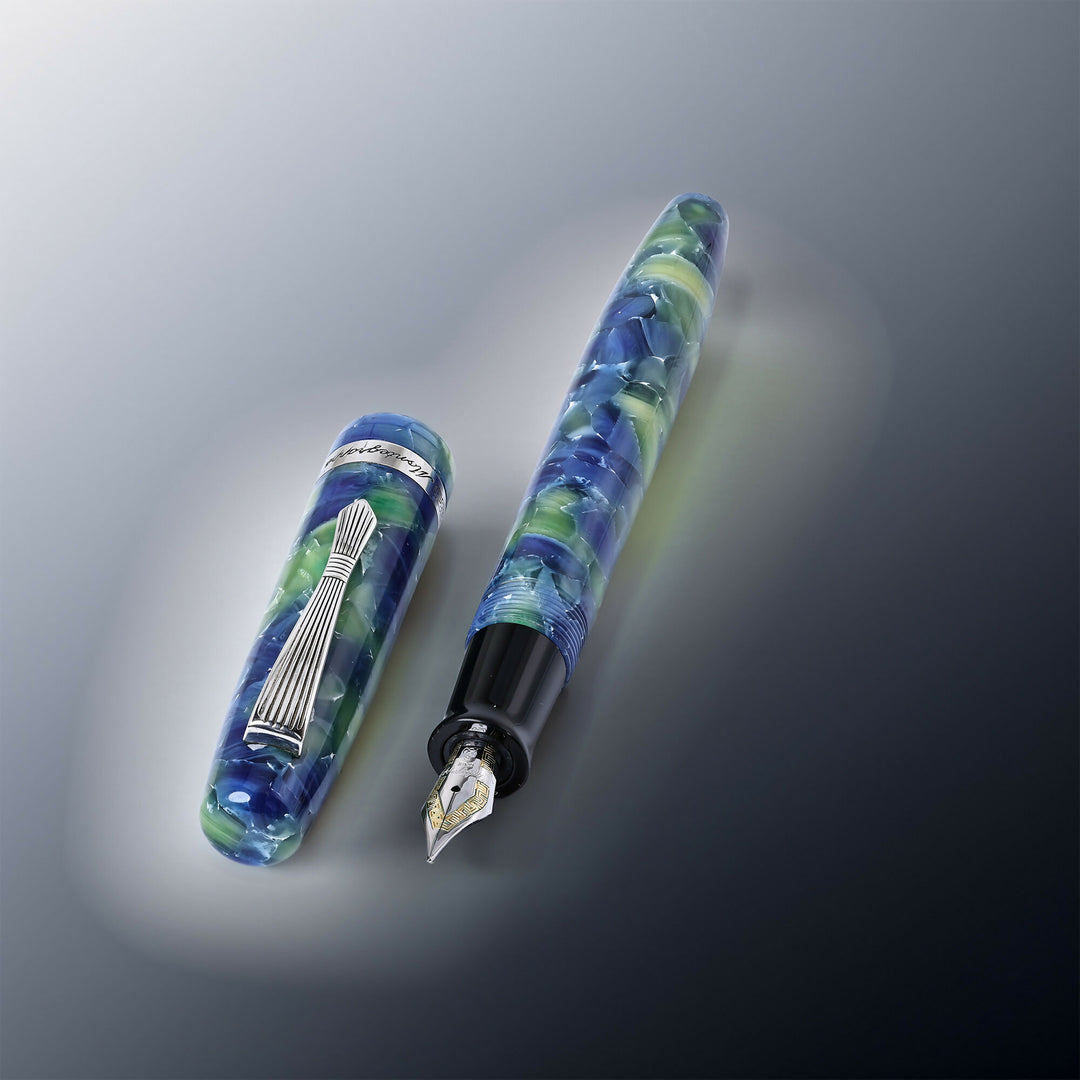 Montegrappa Elmo Asolo Blue Green Fountain Pen
