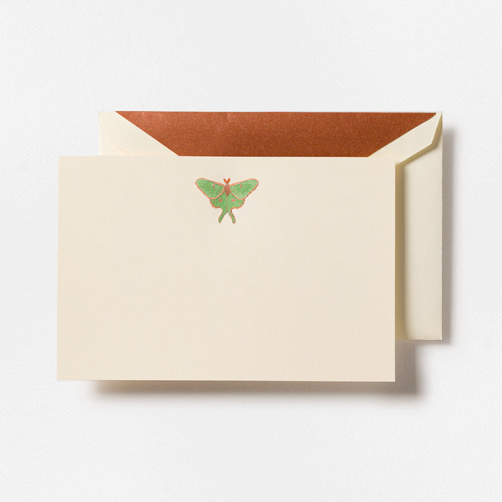 Crane Luna Moth Cards & Envelopes