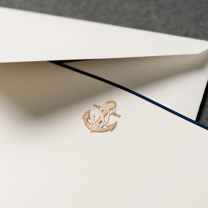 Crane Anchor Cards & Envelopes - 10pk