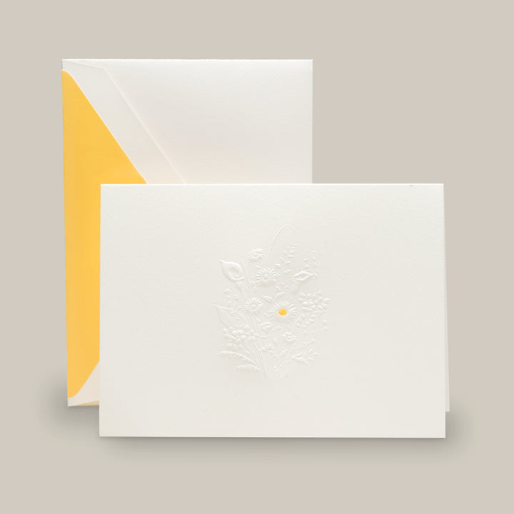 Crane Blind Embossed Note Card