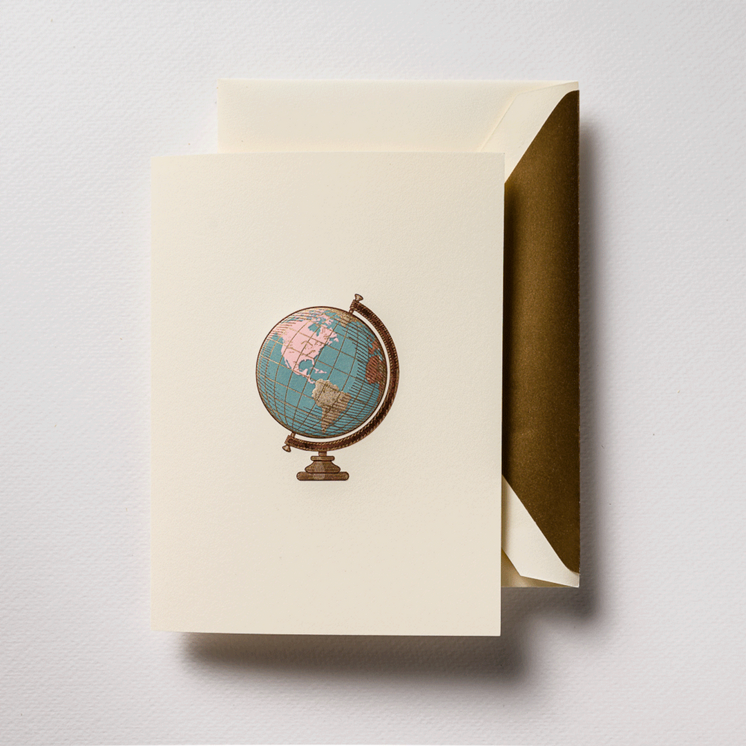 Crane Vintage Globe Note (10ct.)