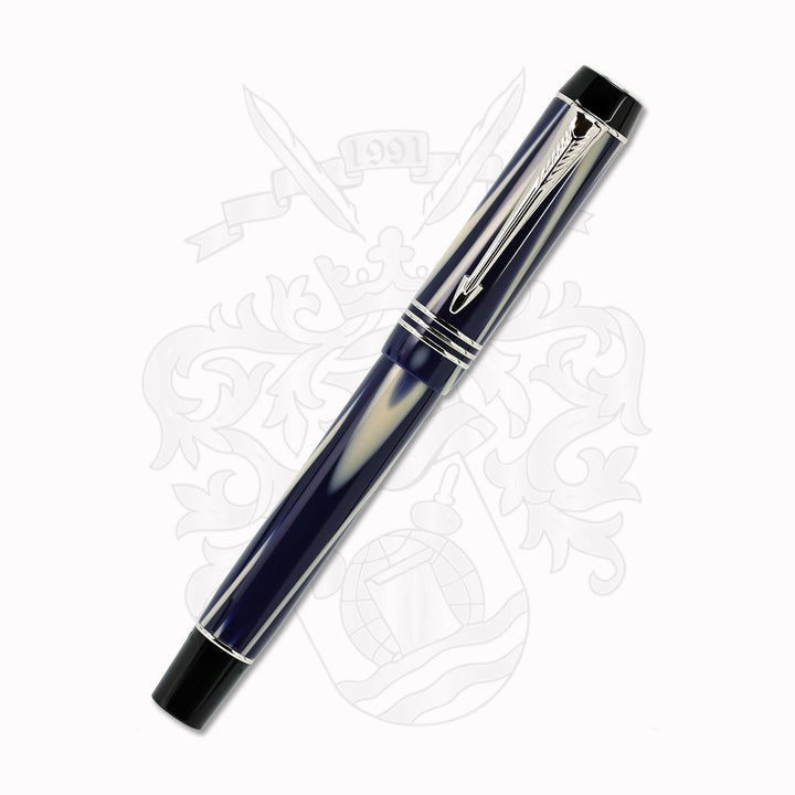 Parker Duofold True Blue Limited Edition Fountain Pen #342