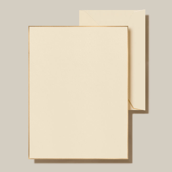 Crane Gold Bordered Half Sheet (20pk.)