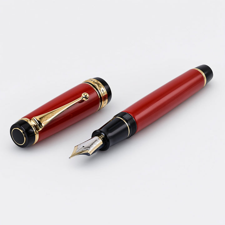 Pilot Custom Urushi Foutain Pen - Vermillion