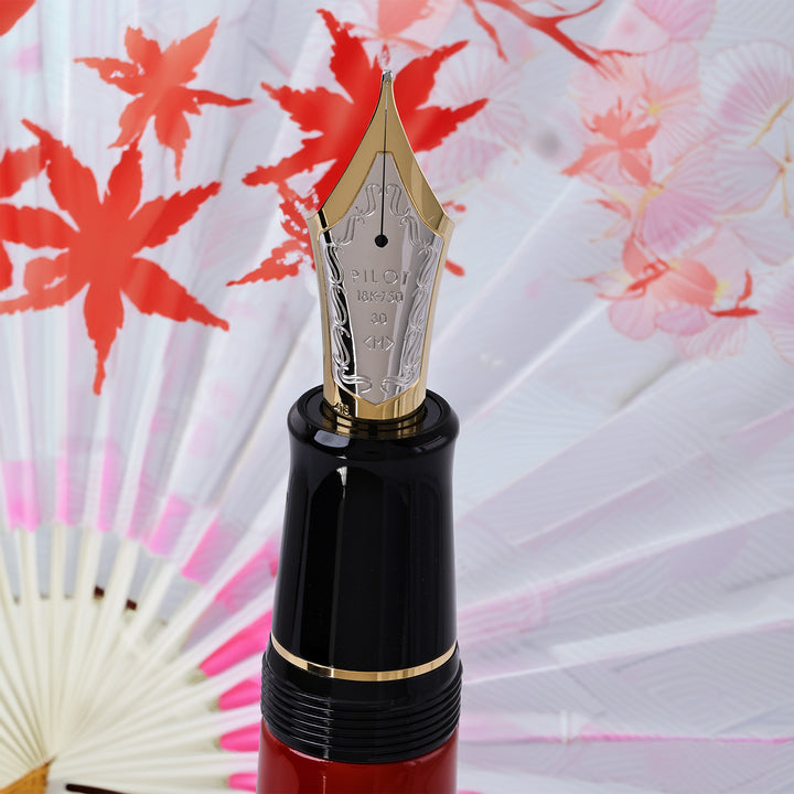 Pilot Custom Urushi Foutain Pen - Vermillion