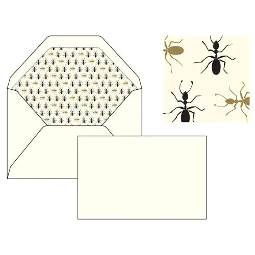 Flat Cards and Lined Envelopes 3.33" x 5.12" (10ct)  | Rossi 1931 Italian Stationery