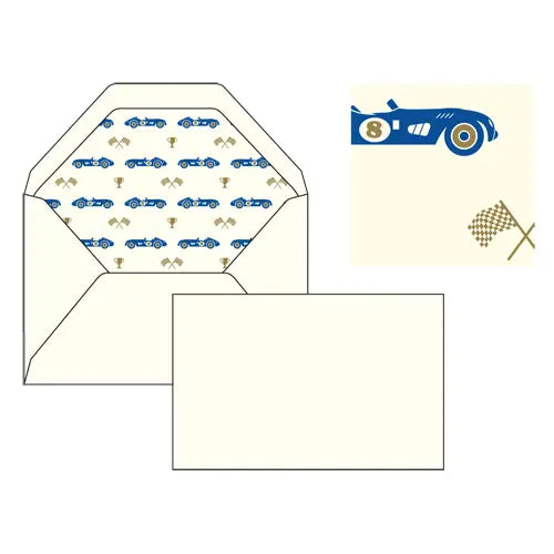 Flat Cards and Lined Envelopes 3.33" x 5.12" (10ct)  | Rossi 1931 Italian Stationery