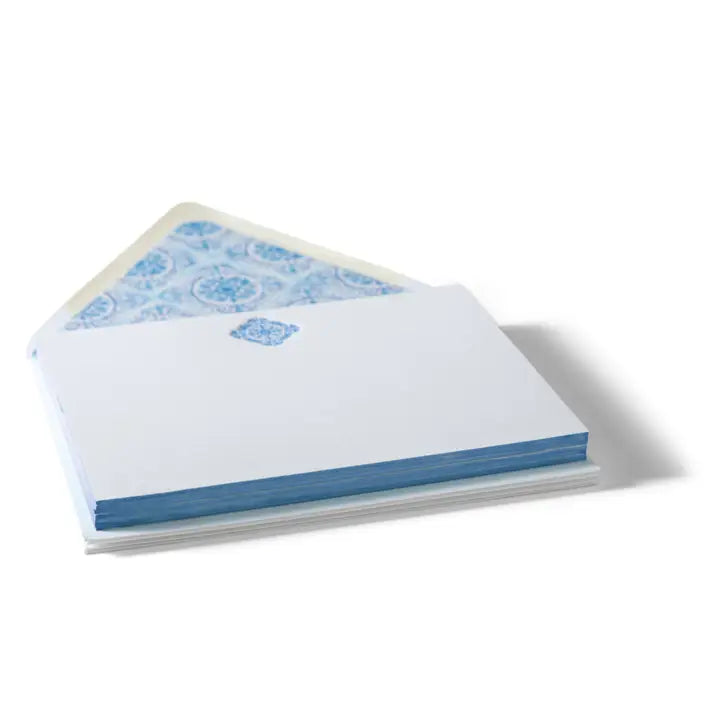 TILE - Letterpress Flat Notecard  4.25” x 5.5”  (6ct)