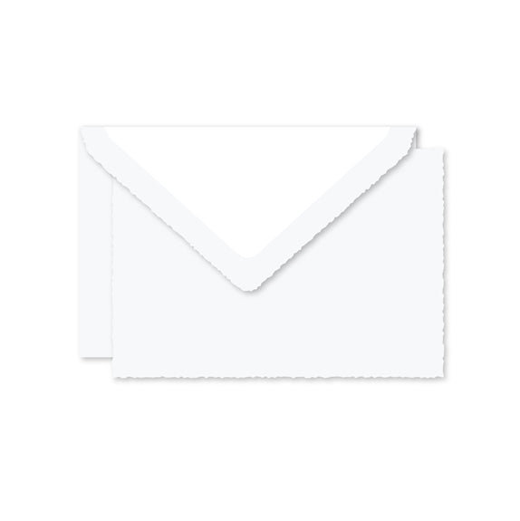 Classic Deckled Edge Note Card Set (10ct) | Original Crown Mill