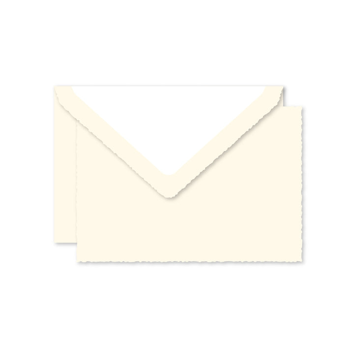 Classic Deckled Edge Note Card Set (10ct) | Original Crown Mill