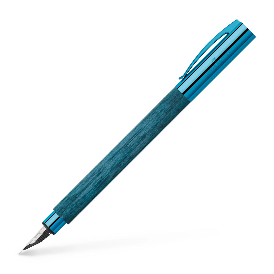 Faber-Castell Ambition Fountain Pen - Blue Wood