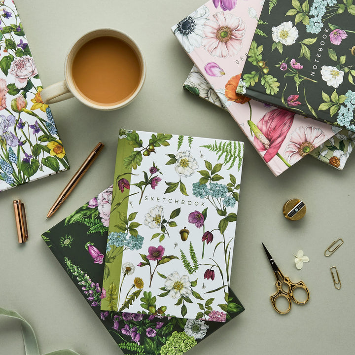 Cottage Garden - Hardback Sketchbook (A5)