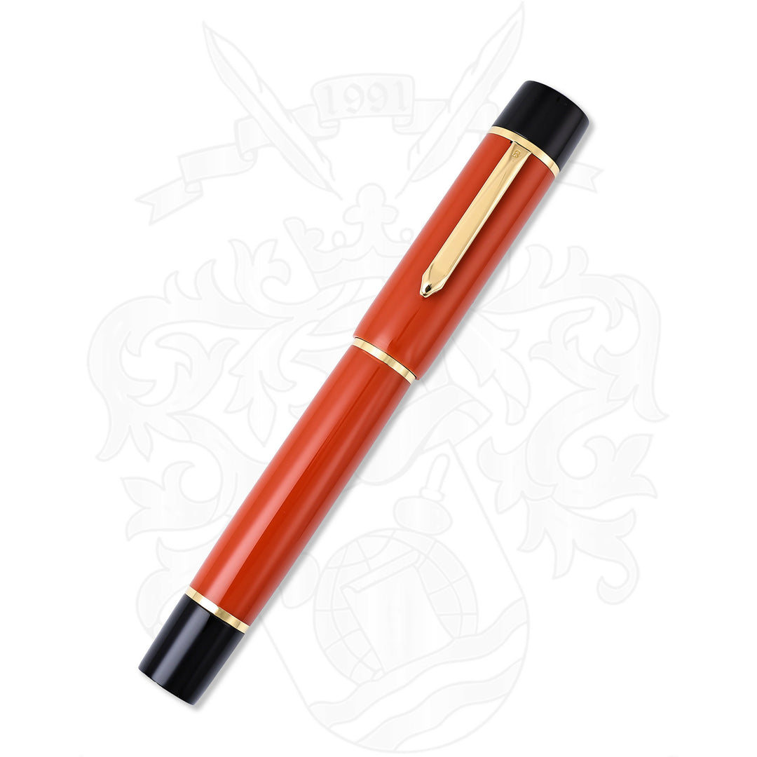 Bexley Corona Orange Sunset Fountain Pen