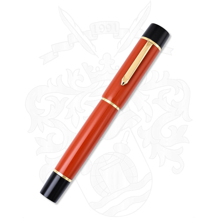 Bexley Corona Orange Sunset Fountain Pen