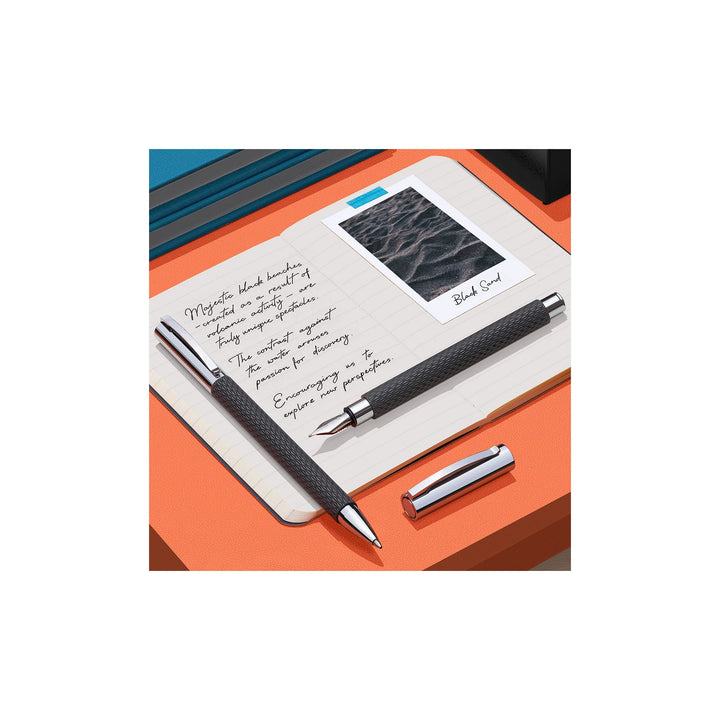 Faber Castell Ambition OpArt Black Sand - Fountain Pen
