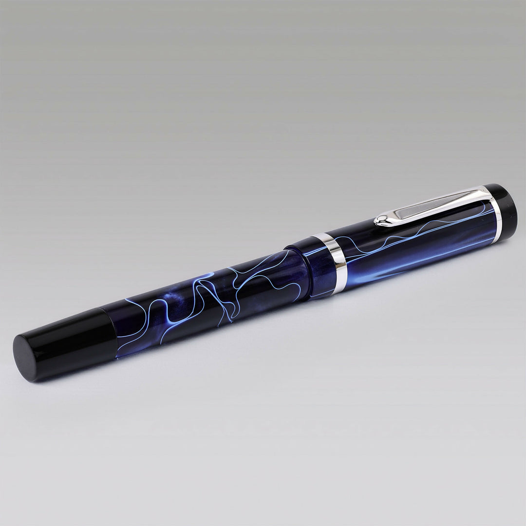 Bexley Deep Blue Swirl Foutain Pen