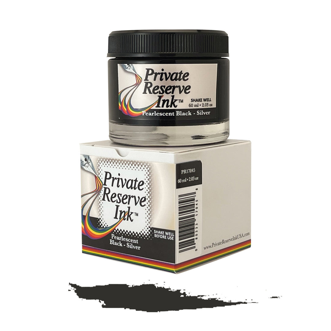 Private Reserve Ink Bottle - Black Silver 60ml
