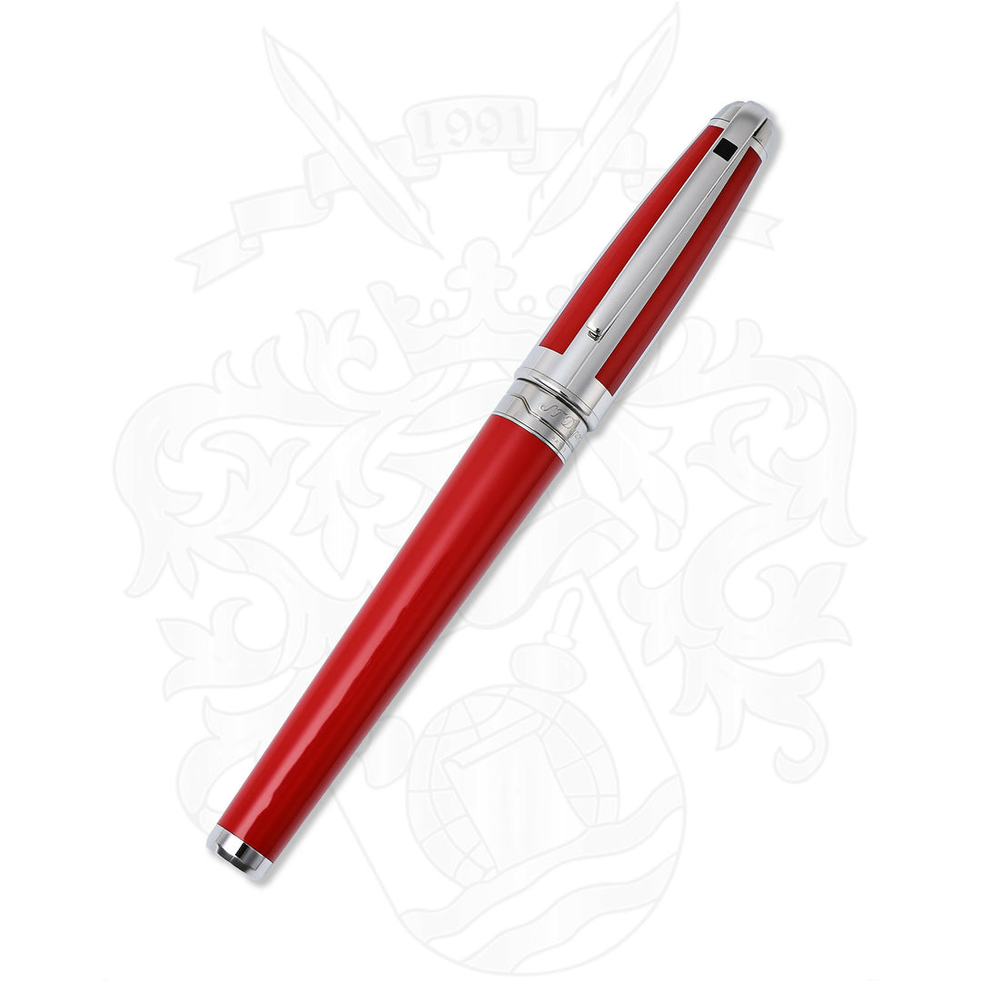 S.T. Dupont Red Olympio Fountain Pen