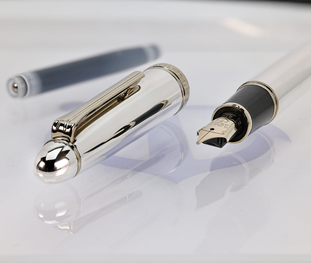 Sailor 1911 Profit Sterling Silver 21k Fountain Pen - Senior Nagahara Naginata