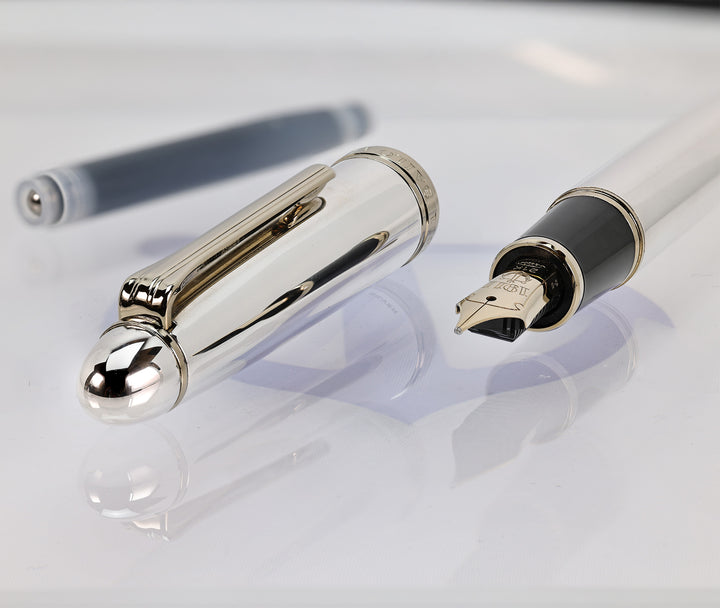 Sailor 1911 Profit Sterling Silver 21k Fountain Pen - Senior Nagahara Naginata