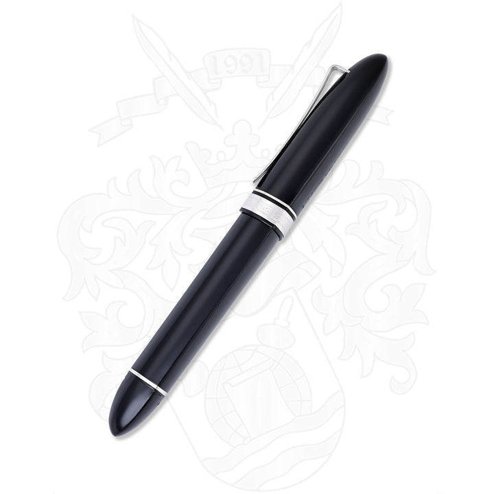 Omas 360 Black and Silver Fountain Pen