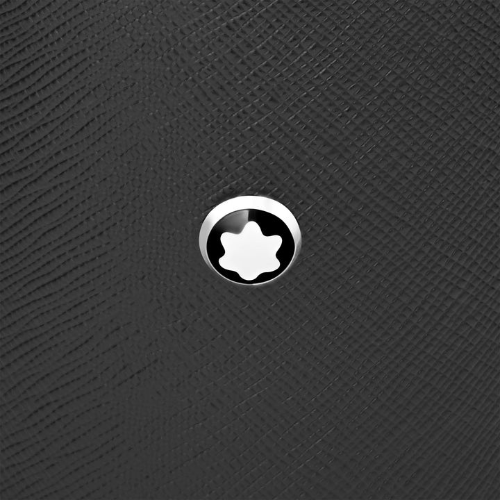 Montblanc Small Round Leather Pen Holder - Black
