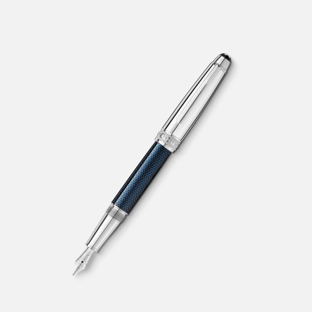 MontBlanc Meisterstück Solitaire Doué Blue Hour Classique Fountain Pen by Mont Blanc