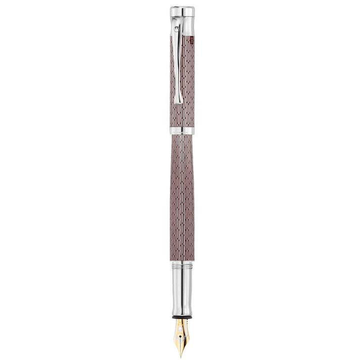 Waldmann Tango Imagination Fountain Pen - Burgundy - Steel