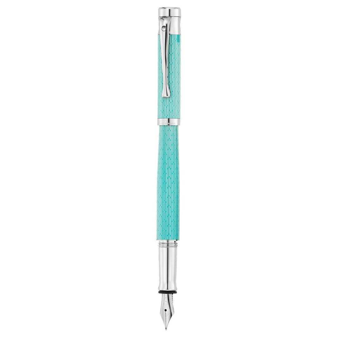 Waldmann Tango Imagination Fountain Pen - Aquamarine- Steel