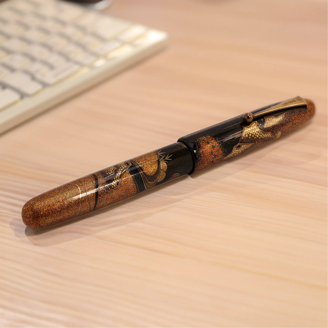 Namiki Emperor No. 50 Carp on Waterfall Fountain Pen