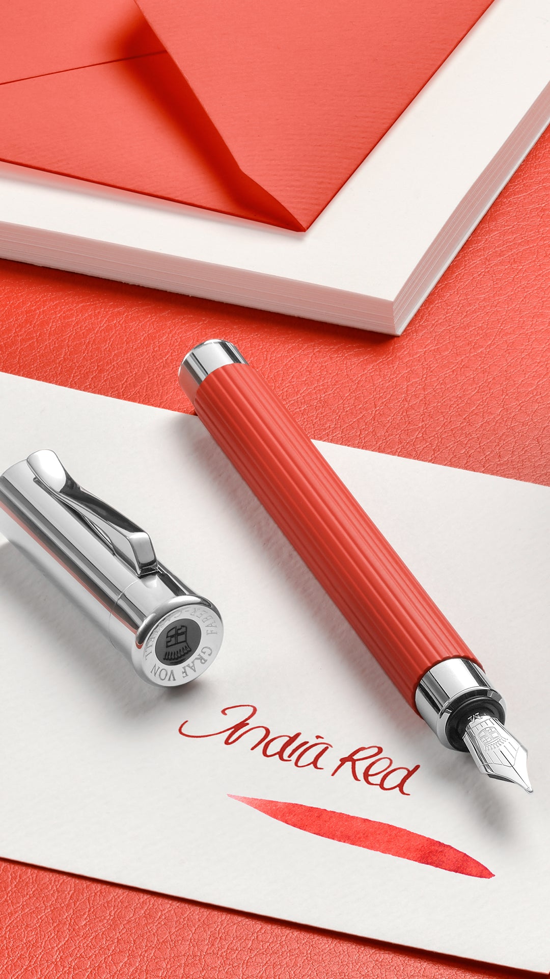 Graf von Faber-Castell Tamitio India Red Fountain Pen