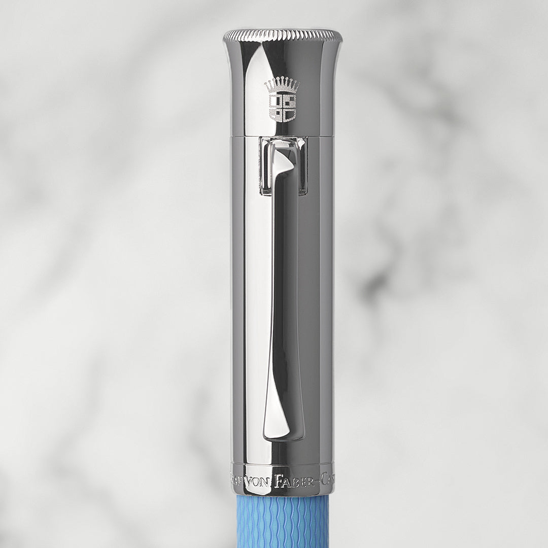 Graf von Faber-Castell Guilloche Gulf Blue Fountain Pen