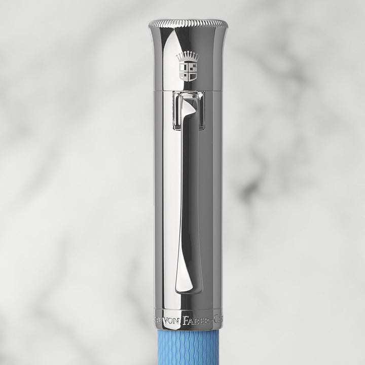 Graf von Faber-Castell Guilloche Gulf Blue Fountain Pen