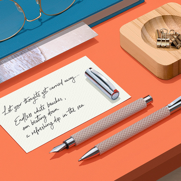 Faber-Castell Ambition Opart White Sand Ballpoint Pen